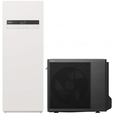 Panasonic oras–vanduo šilumos siurblys WH-ADC0309K3E5AN / WH-UDZ09KE5 su integruotu boileriu