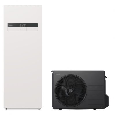 Panasonic oras–vanduo šilumos siurblys WH-ADC0309K3E5AN / WH-UDZ03KE5 su integruotu boileriu