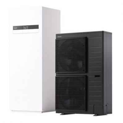 Panasonic oras–vanduo šilumos siurblys WH-ADC16K9E8AN3 / WH-UXZ16KE8 T-CAP su 260 l integruotu boileriu