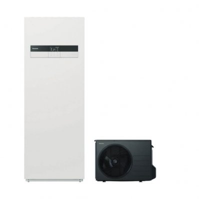 Panasonic oras–vanduo šilumos siurblys WH-ADC0309K3E5AN / WH-UDZ03KE5 su integruotu boileriu