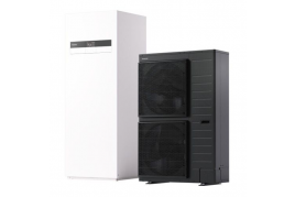 Panasonic oras–vanduo šilumos siurblys WH-ADC16K9E8AN3 / WH-UXZ16KE8 T-CAP su 260 l integruotu boileriu