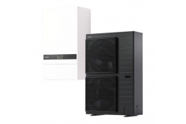 Panasonic T-CAP WH-SXC12K9E8 / WH-UXZ12KE8 oras–vanduo šilumos siurblys su 9 kW tenu